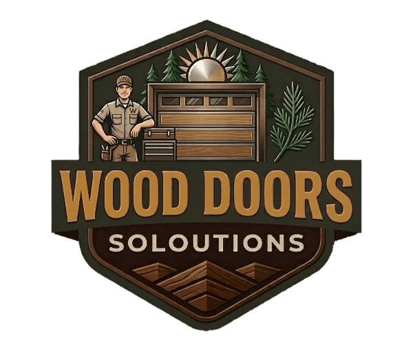Professional technician repairing and maintaining a wooden door, ensuring durability, security, and smooth functionality.